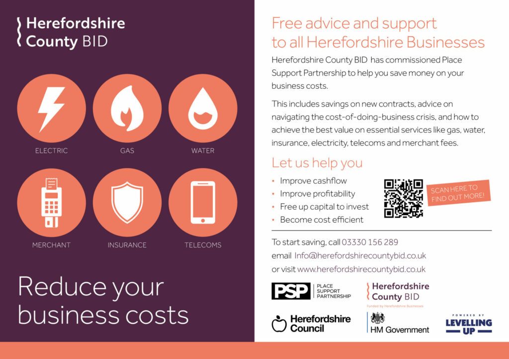 Cost Savings Herefordshire County BID
