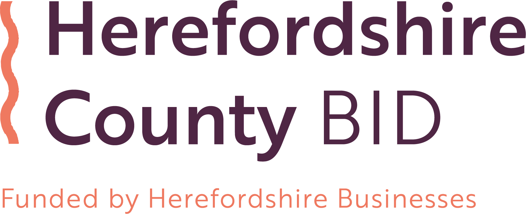 Herefordshire County BID Logo on the grant application form page