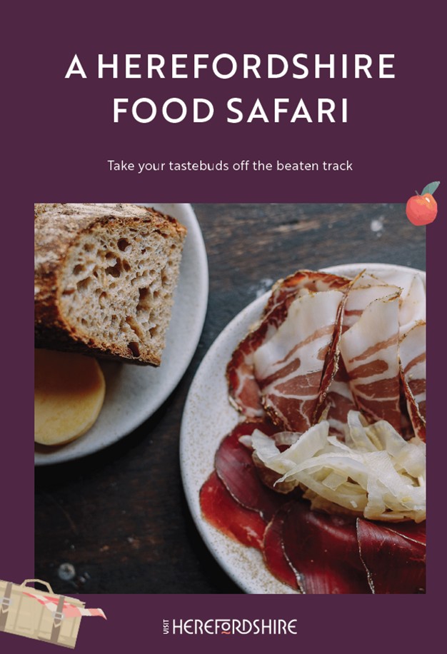 Front Cover of the Herefordshire Food Safari booklet 
